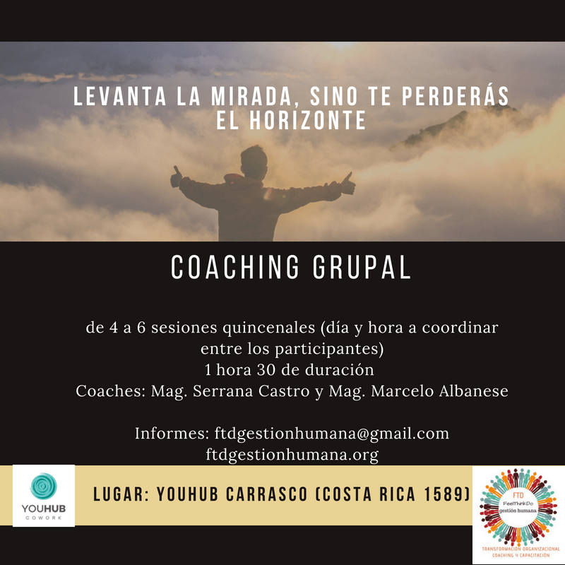 Levantá la mirada sino te perderás el horizonte